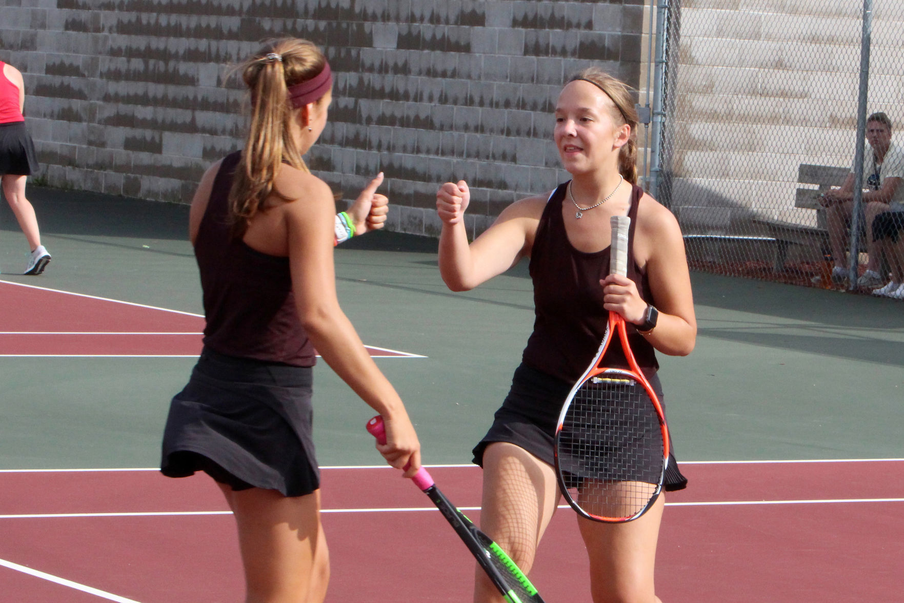 Chippewa Falls at Menomonie girls tennis 9-3-19